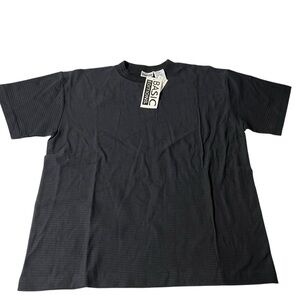 Vintage Basic Editions NWT - Men’s Black Ribbed Tshirt Sz MD